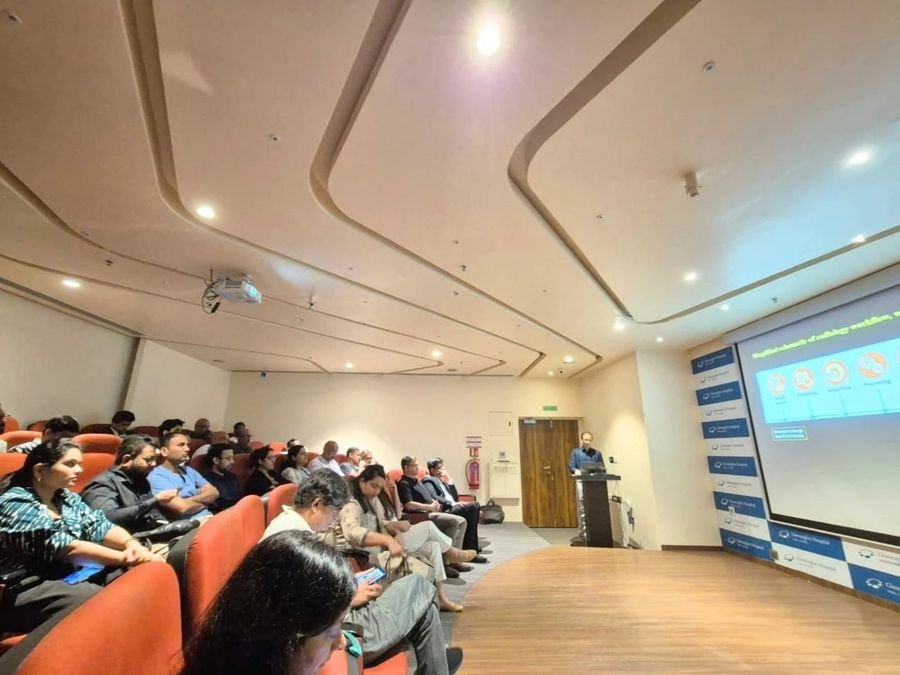 Delegates during the hands-on session